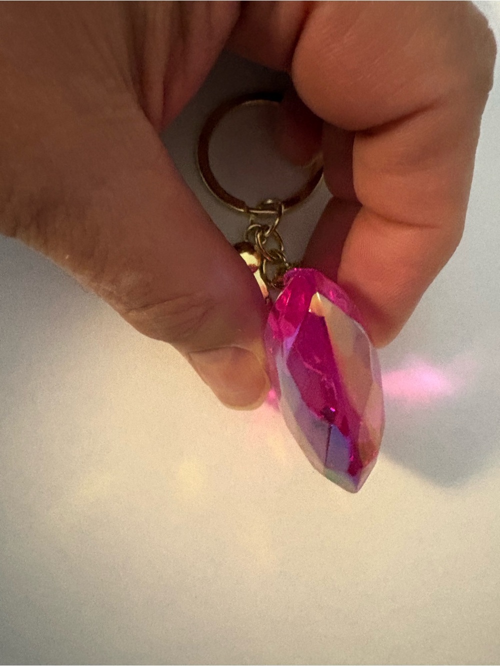 Pink Heart Keychain NWT - Picture 3 of 4